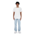 SET REGULAR JEANS PANTS + T-SHIRT WHITE