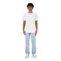 SET REGULAR JEANS PANTS + T-SHIRT CLASSIC WHITE
