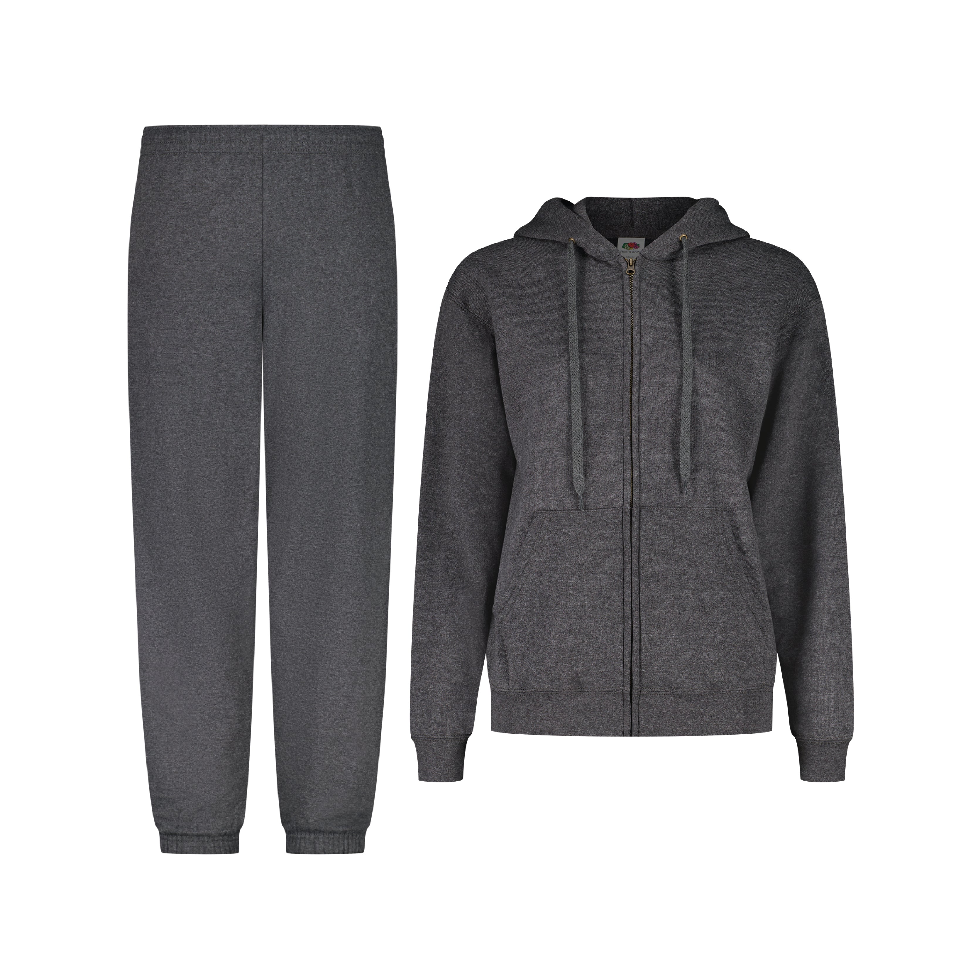 ENSEMBLE PANTALON JOGGING CLASSIC HOODIE ZIPPÉ CLASSIC GRIS