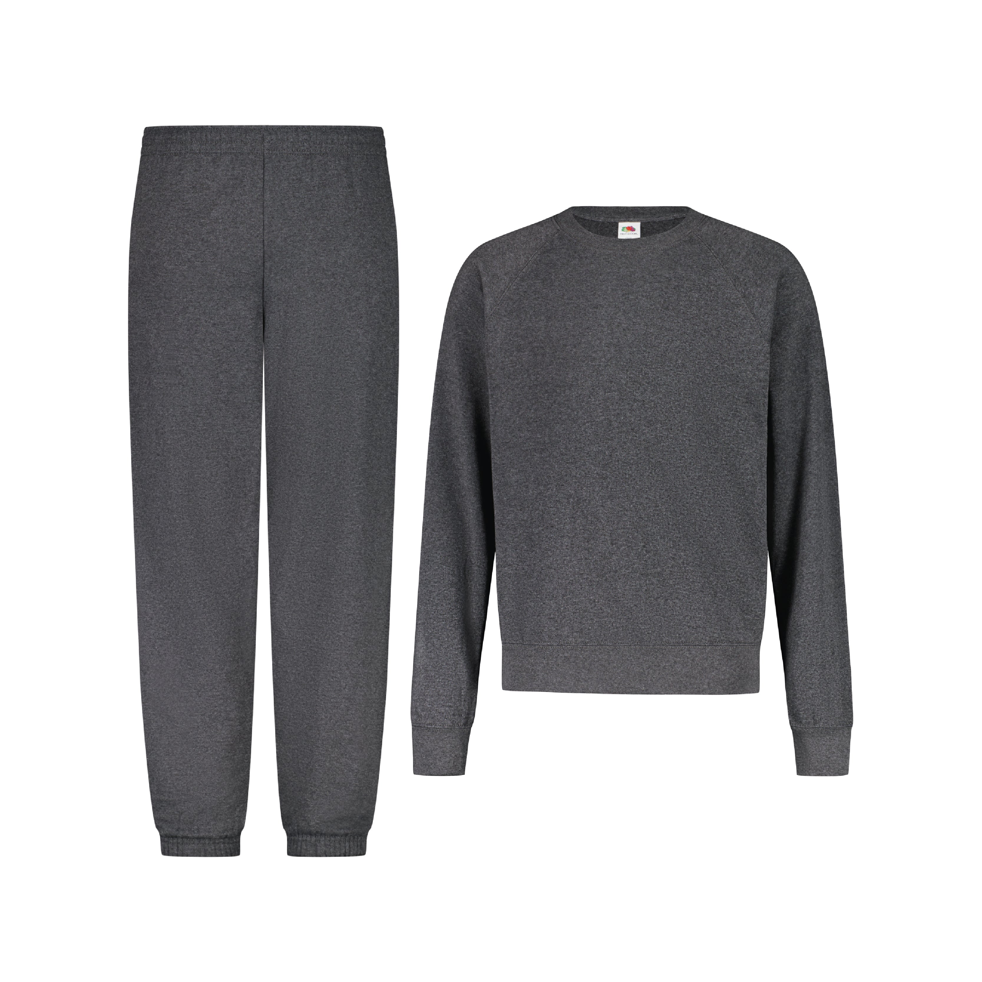 SET JOGGING PANTS CLASSIC CREWNECK CLASSIC DARK HEATHER GREY MEN - Main Image