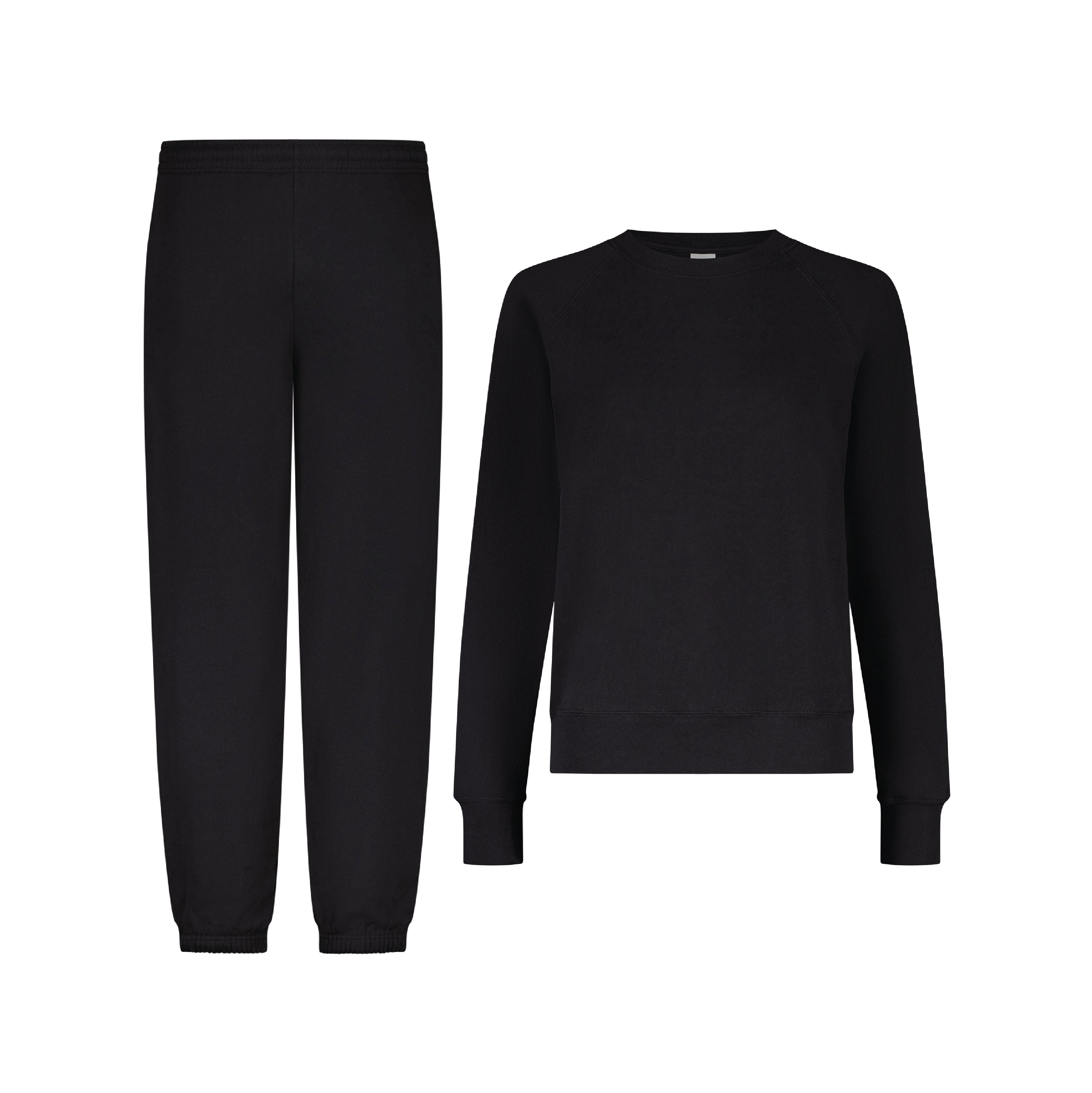ENSEMBLE PANTALON JOGGING CLASSIC CREWNECK CLASSIC NOIR FEMME NORM CORE