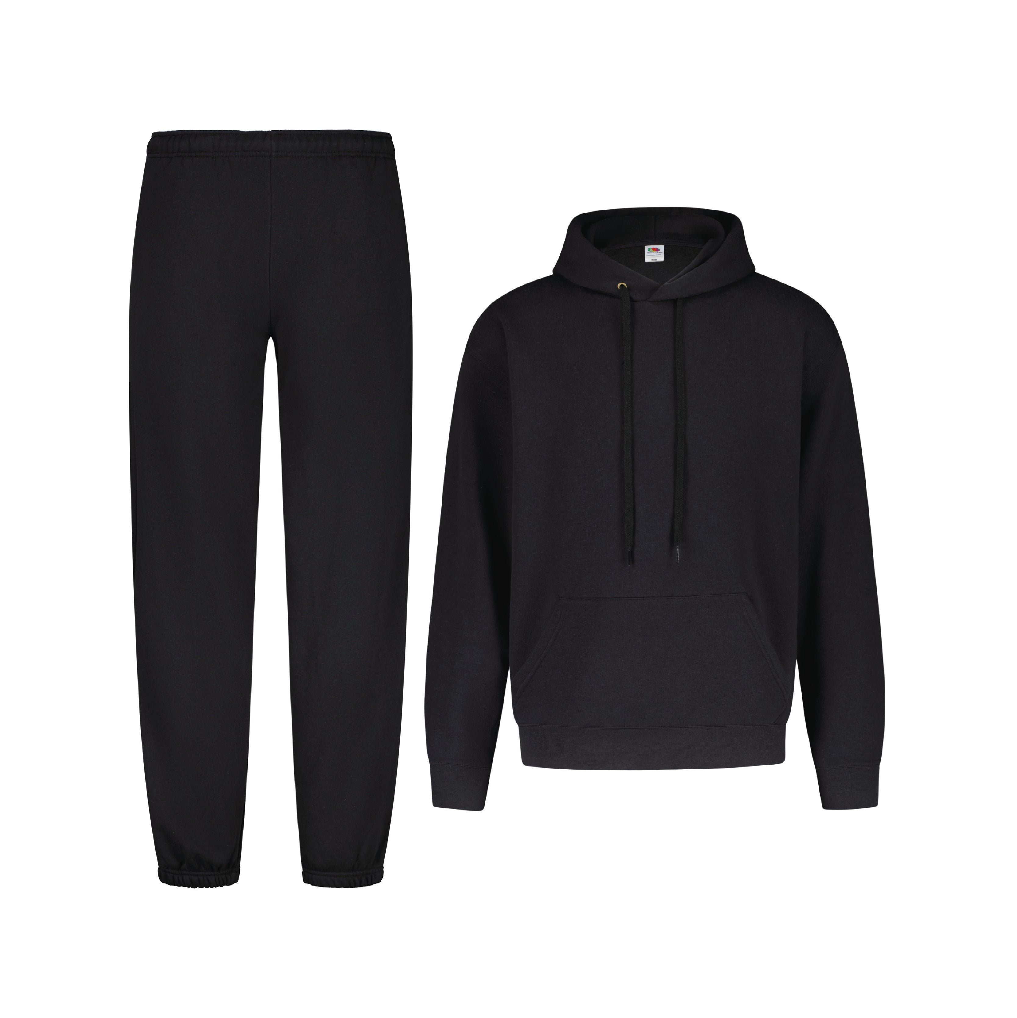 SET JOGGINGHOSE PREMIUM HOODIE PREMIUM SCHWARZ HERREN – NORM-CORE