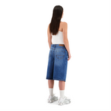 ENSEMBLE SHORT JEANS BAGGY BLEU + DÉBARDEUR PREMIUM