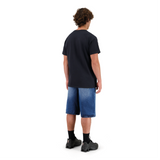 SET BAGGY JEANS SHORTS BLAU + T-SHIRT CLASSIC