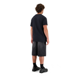 SET BAGGY JEANS SHORTS SCHWARZ + T-SHIRT CLASSIC