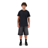 SET BAGGY JEANS SHORTS SCHWARZ + T-SHIRT CLASSIC