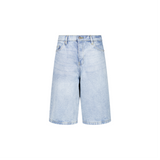 ENSEMBLE SHORT JEANS BAGGY BLEU CLAIR + DÉBARDEUR PREMIUM