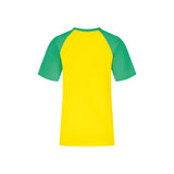 ENSEMBLE SHORT JOGGING CLASSIC GRIS CHINÉ + T-SHIRT CLASSIC BICOLORE