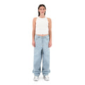 SET BAGGY JEANS PANTS LIGHT BLUE + TANK TOP PREMIUM