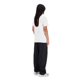 SET BAGGY JEANS PANTS + T-SHIRT WHITE