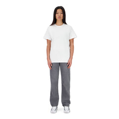 ENSEMBLE PANTALON JEANS REGULAR GRIS + T-SHIRT CLASSIC BLANC