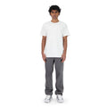 SET REGULAR JEANS PANTS + T-SHIRT WHITE