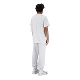 ENSEMBLE PANTALON JOGGING GRIS CHINÉ + T-SHIRT