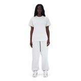 ENSEMBLE PANTALON JOGGING GRIS CHINÉ + T-SHIRT