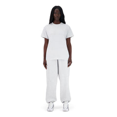 ENSEMBLE PANTALON JOGGING GRIS CHINÉ + T-SHIRT