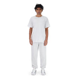 ENSEMBLE PANTALON JOGGING GRIS CHINÉ + T-SHIRT