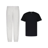 SET JOGGING PANTS HEATHER GREY + T-SHIRT