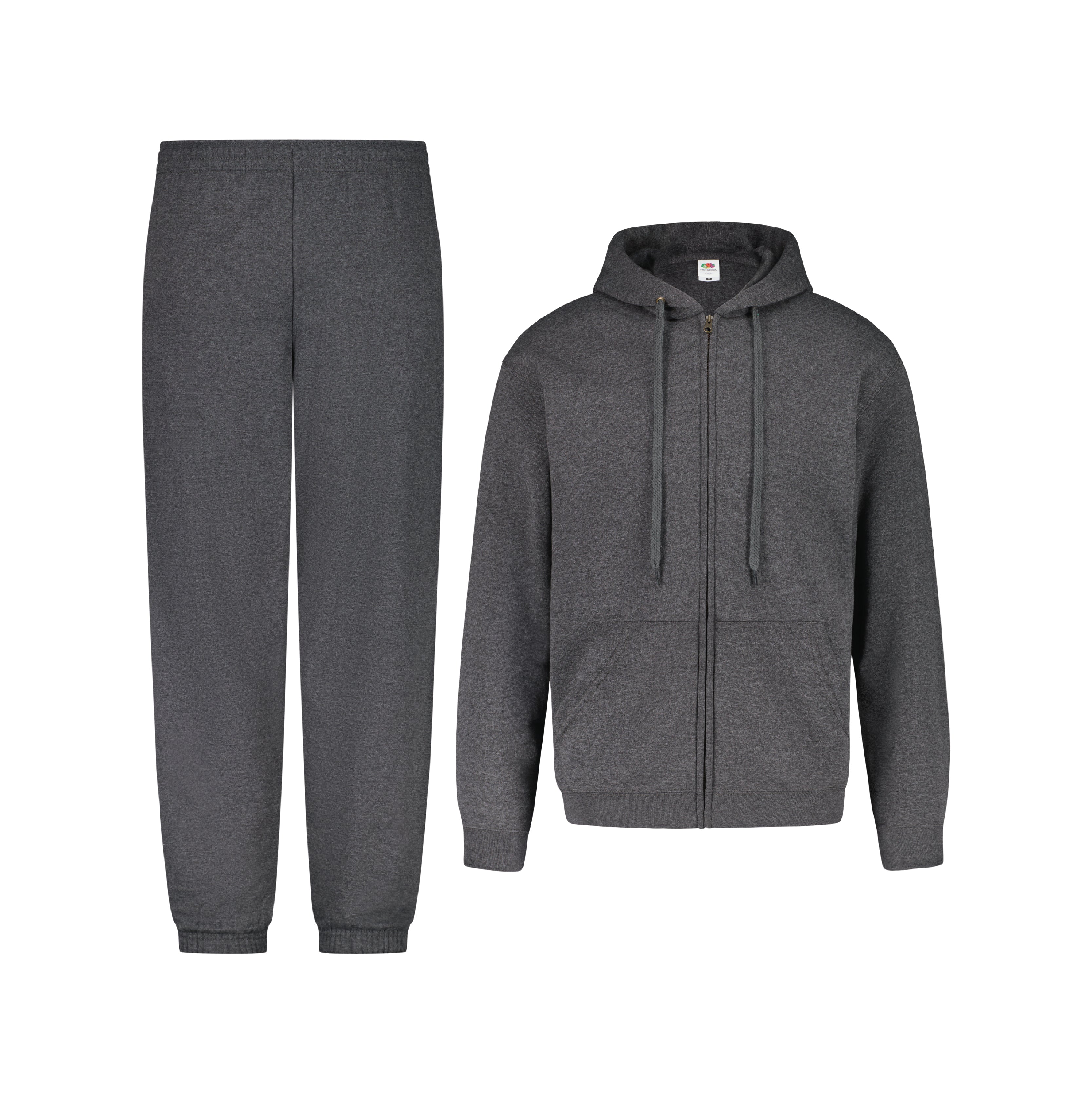 ENSEMBLE PANTALON JOGGING CLASSIC HOODIE ZIPPÉ CLASSIC GRIS