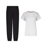ENSEMBLE PANTALON JOGGING NOIR + T-SHIRT