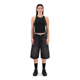 ENSEMBLE SHORT JEANS BAGGY NOIR + DÉBARDEUR PREMIUM