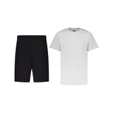 SET JOGGING SHORTS BLACK + T-SHIRT