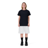ENSEMBLE SHORT JOGGING GRIS CHINÉ + T-SHIRT