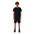 SET JOGGING SHORTS BLACK + T-SHIRT