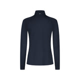 SET LEGGING-SHORTS SPORT SCHWARZ + LANGARM-SHIRT HALF-ZIP SPORT