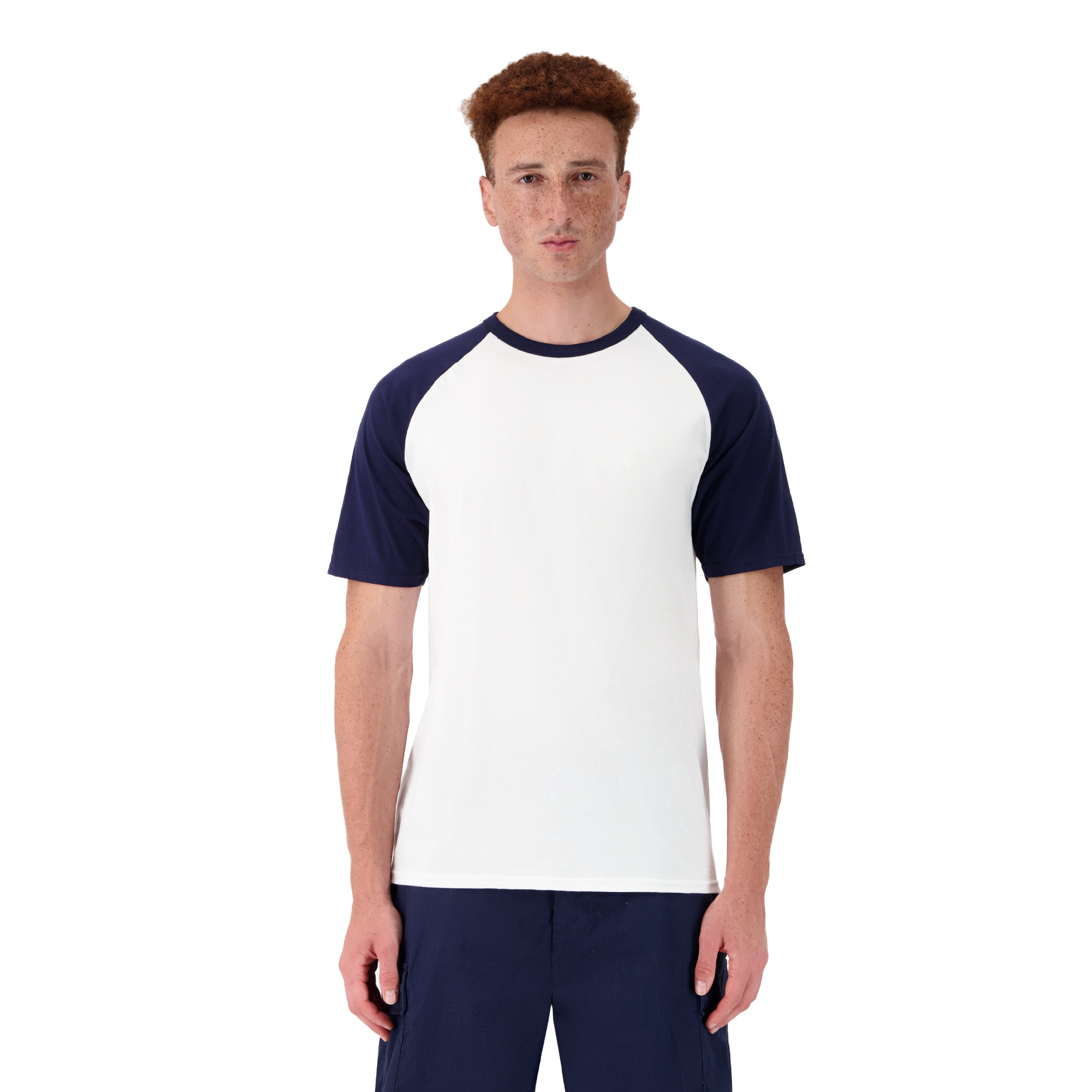 BICOLOR T-SHIRT CLASSIC BLACK WHITE MEN – NORM-CORE